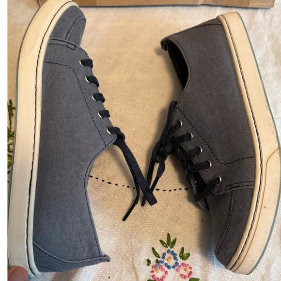 L.L. Bean Women's Campside Oxford Shoe Sneaker Canvas Lace Up Slate Size 8 - Picture 5 of 11